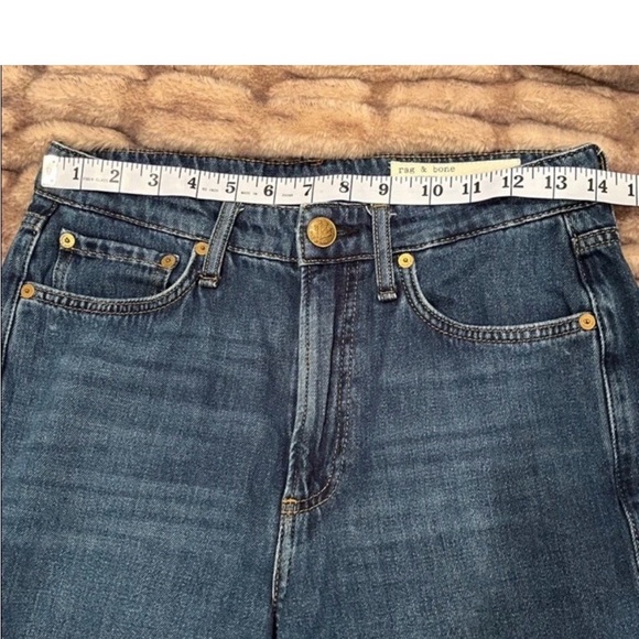Rag & Bone Logan Mid-Rise Wide Leg Jeans in Annalise Size 25 - Picture 3 of 10
